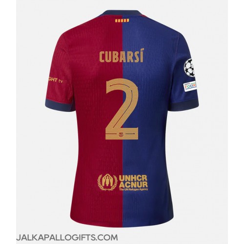 Barcelona Pau Cubarsi #2 Kotipaita 2024-25 Lyhythihainen